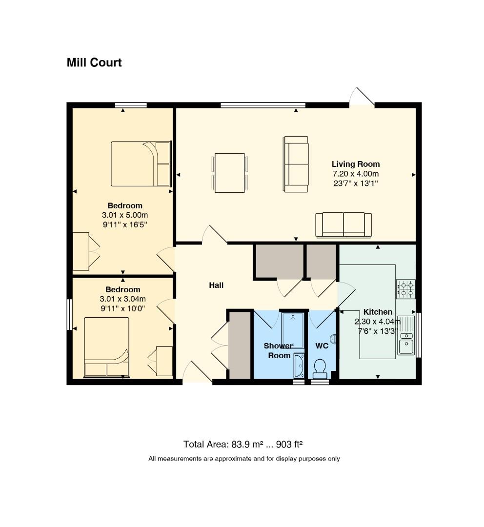 Floorplan for Old Mill Road, Lisvane, Cardiff